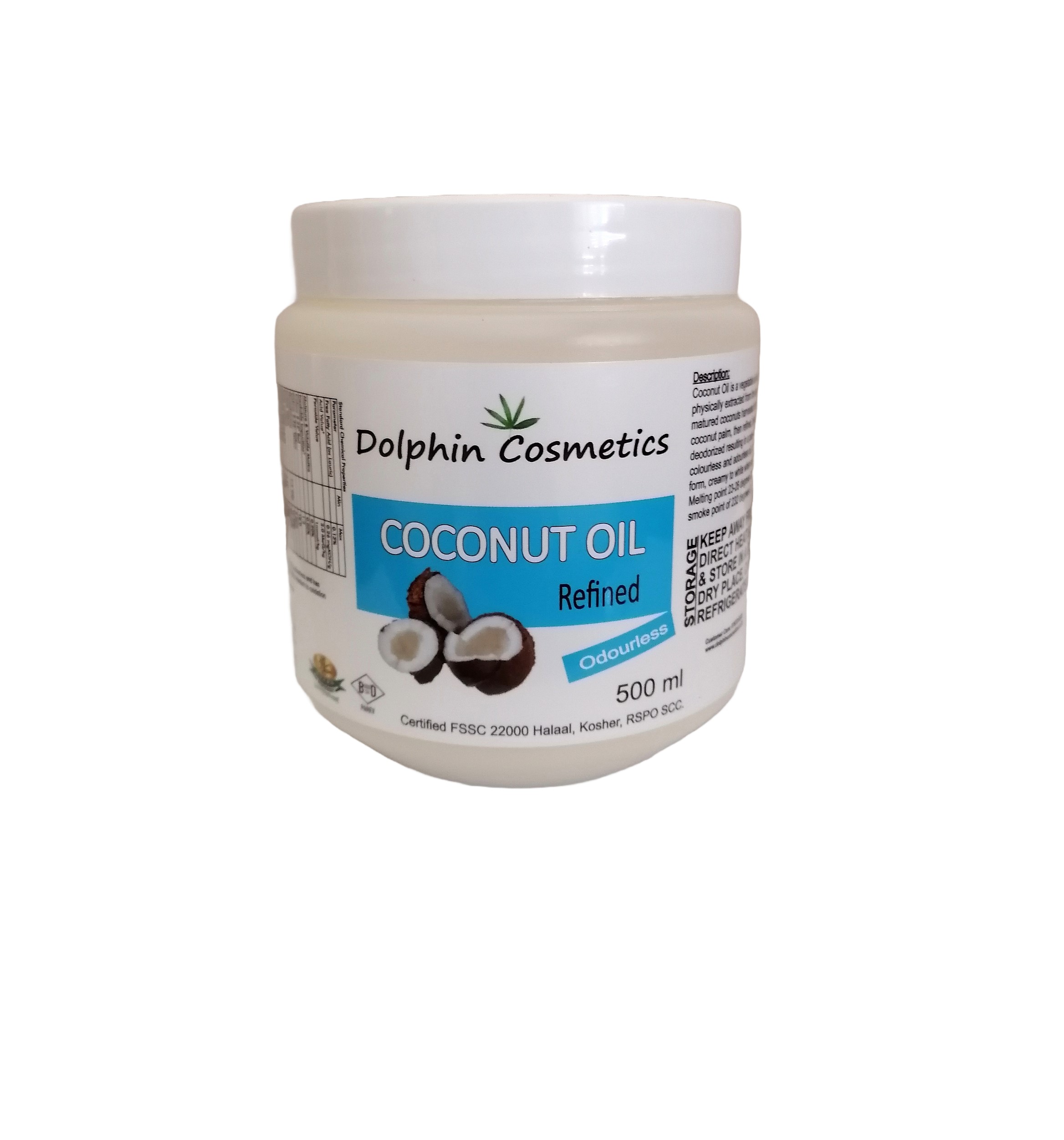 dolphin-cosmetics-refined-odourless-coconut-oil--kosher-halaal-certified